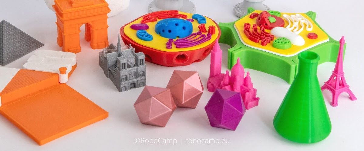 Models 3D printed by RoboCamp team