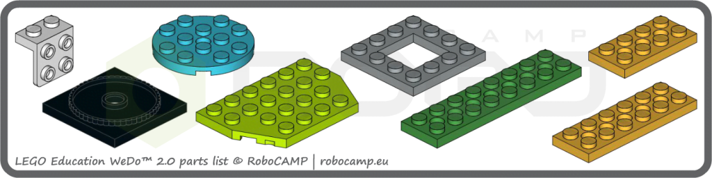 Plates of LEGO WeDo 2.0