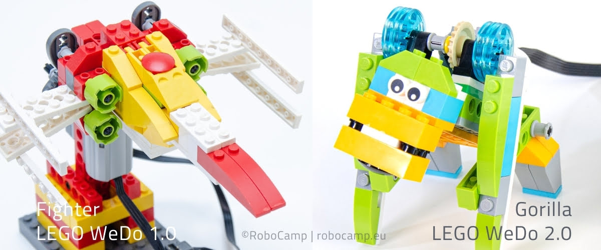 Robots WeDo 2 and WeDo 1