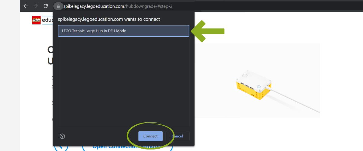 SPIKE hub not detected in Windows