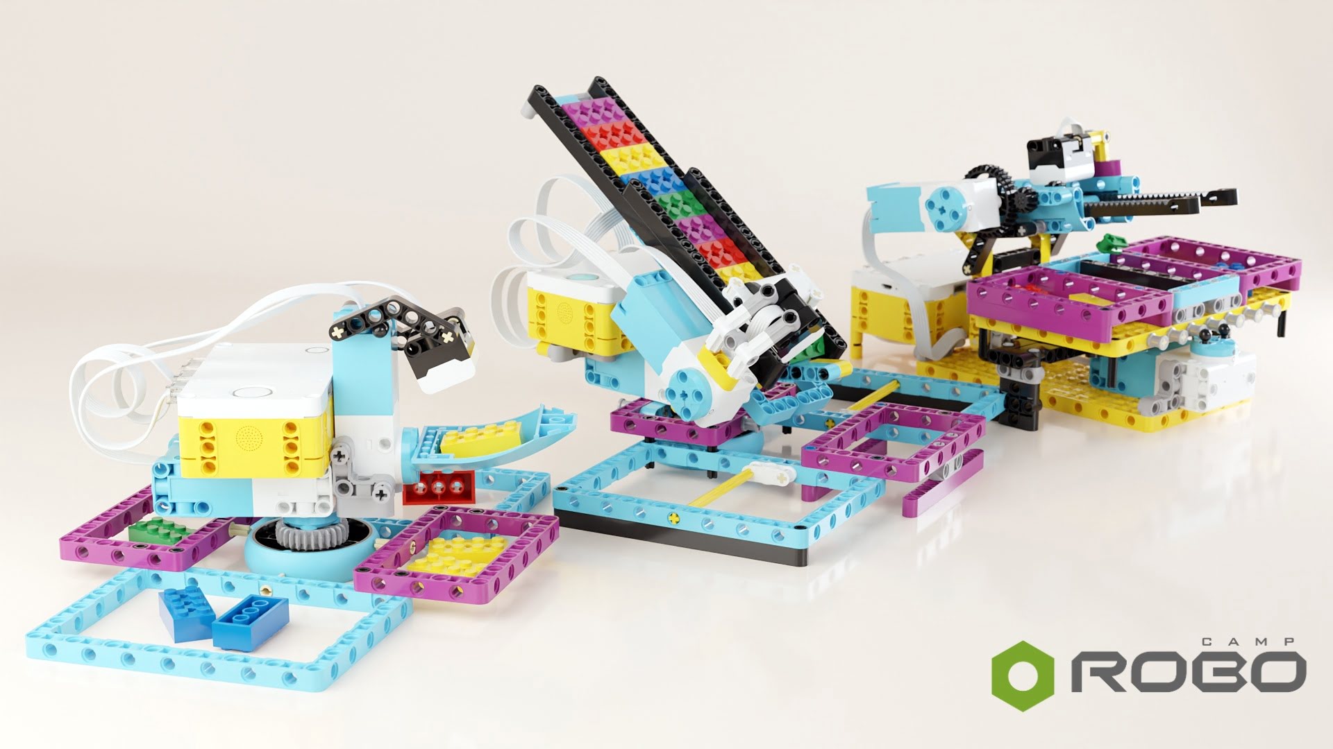 RoboCamp LEGO SPIKE Prime 3 Sorter robots