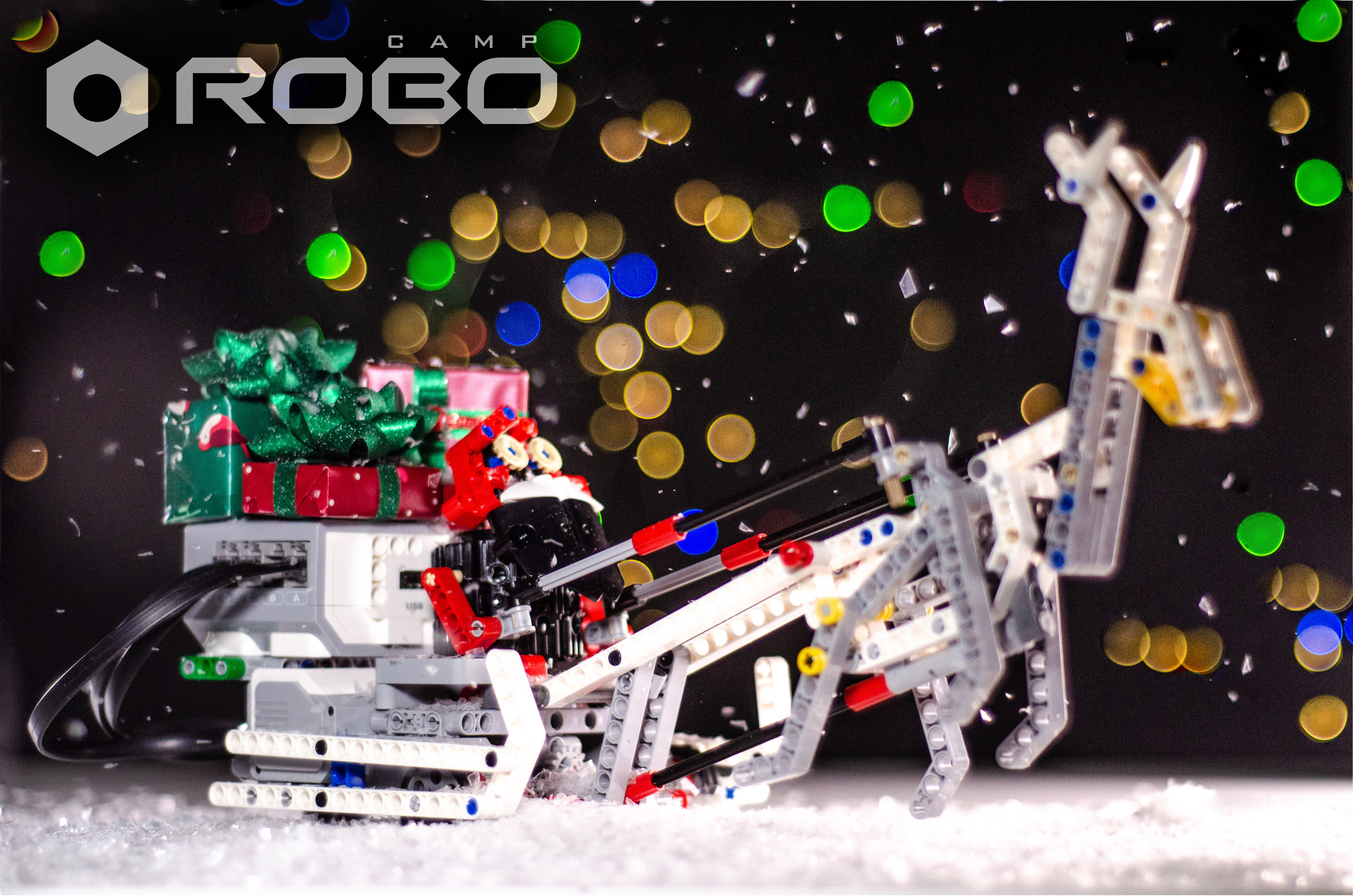 Robot Santa Sleigh Reindeer from Mindstorms EV3