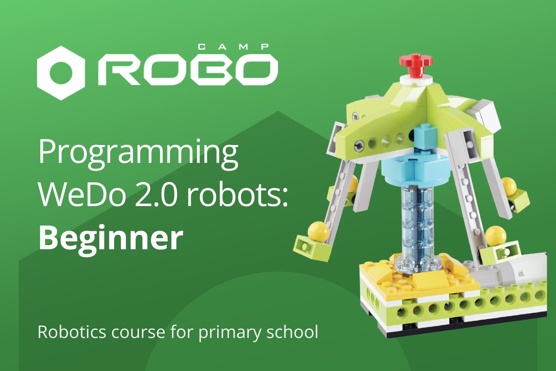 Wedo Coding Programming LEGO WeDo 2.0 robots for beginners | RoboCamp